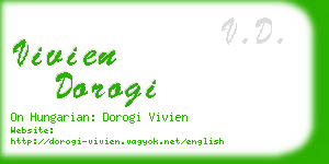 vivien dorogi business card